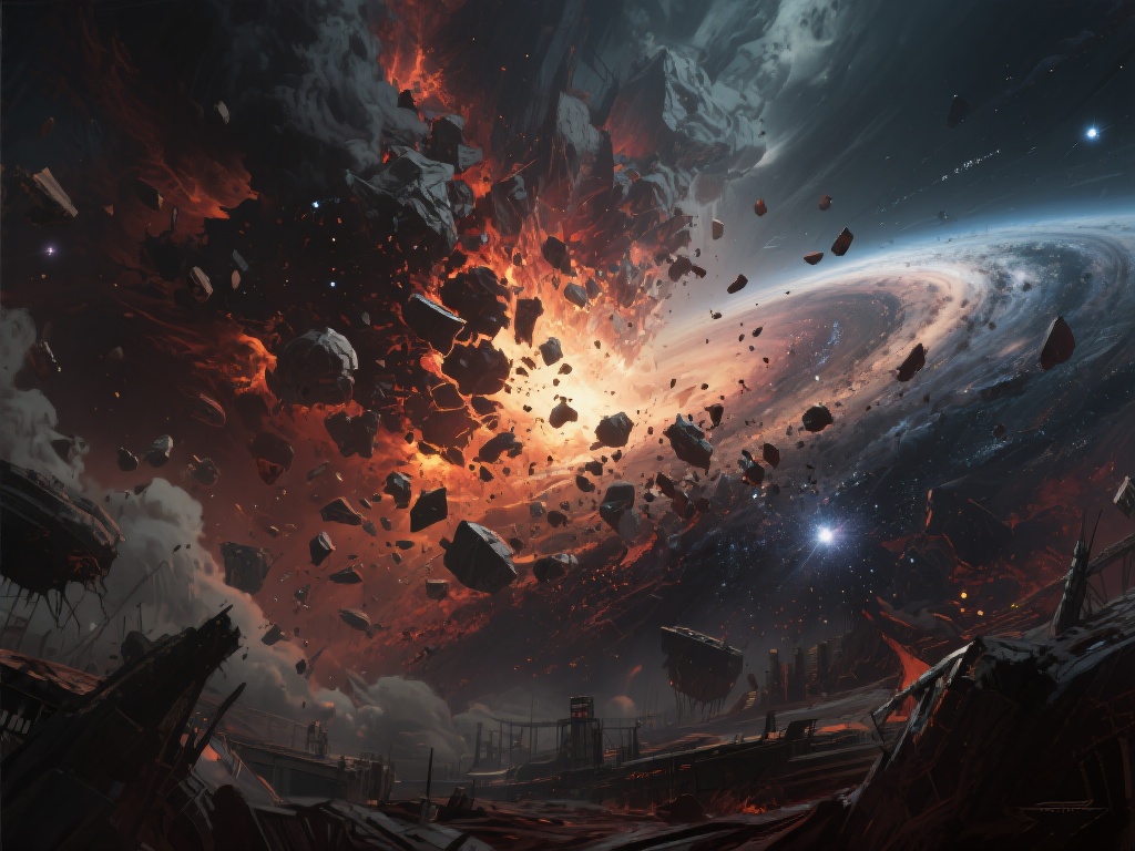 设计师揭秘灭世天煞-劫概念艺术:众星陨落银河崩灭 文明延续的梦想与毁灭的终局,何其具有震撼